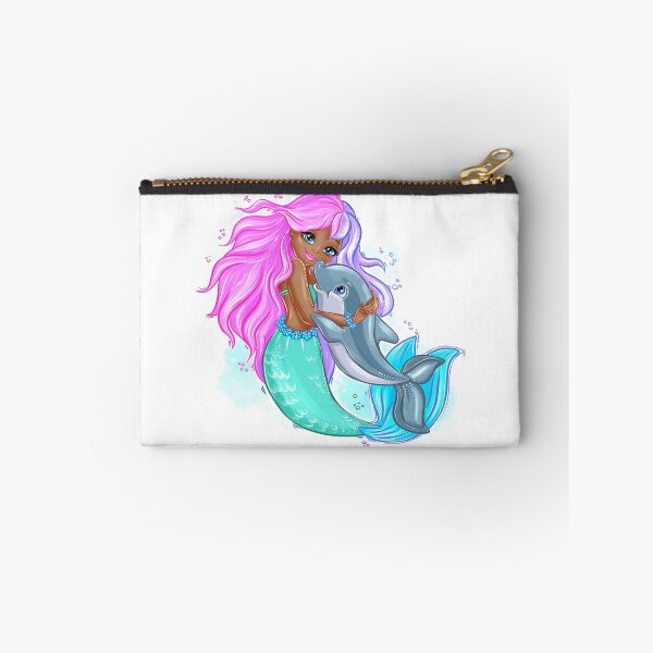 Item preview, Black mermaid, dolphin  designed and sold by JeniLoArt.