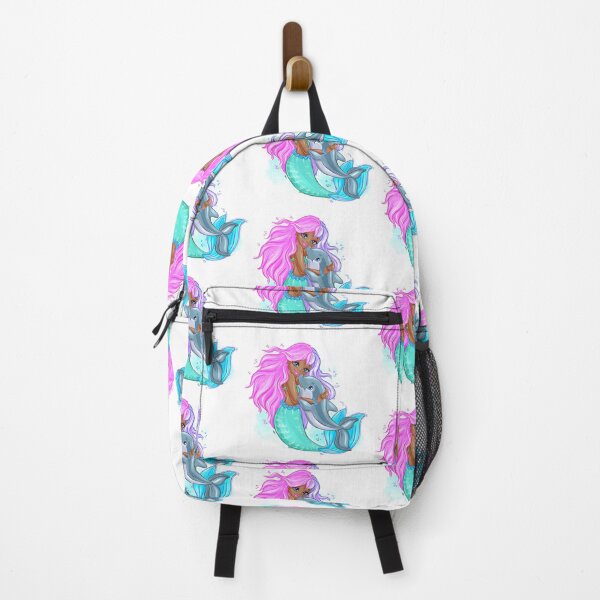 Item preview, Black mermaid, dolphin  designed and sold by JeniLoArt.