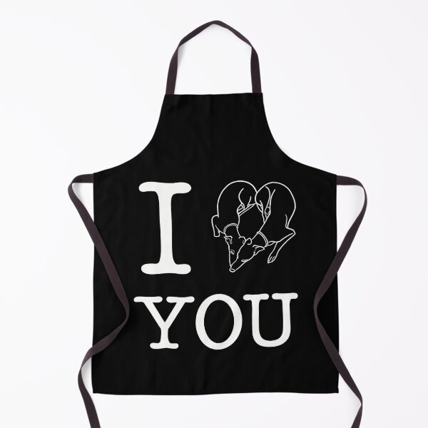 Item preview, Adorable Greyhound dog lovers design; I heart you, I love you designed and sold by ThisIggyLife.