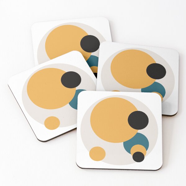 Item preview, Suprematist malevich inspired minimalist circles composition 7 designed and sold by Ricogfx.