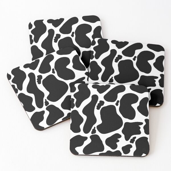 Item preview, Black white Large cow spots Animal Pattern designed and sold by InovArtS.