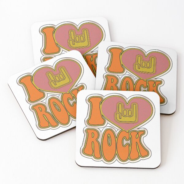 Item preview, I Love Rock designed and sold by BooPooBeeDooArt.