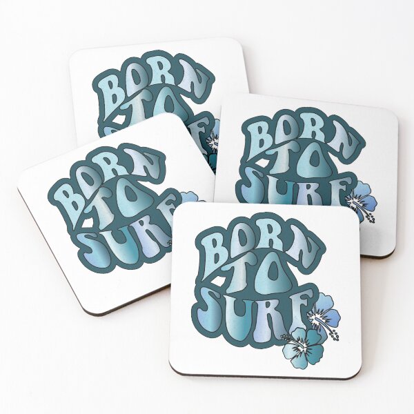Item preview, Born to surf designed and sold by BooPooBeeDooArt.