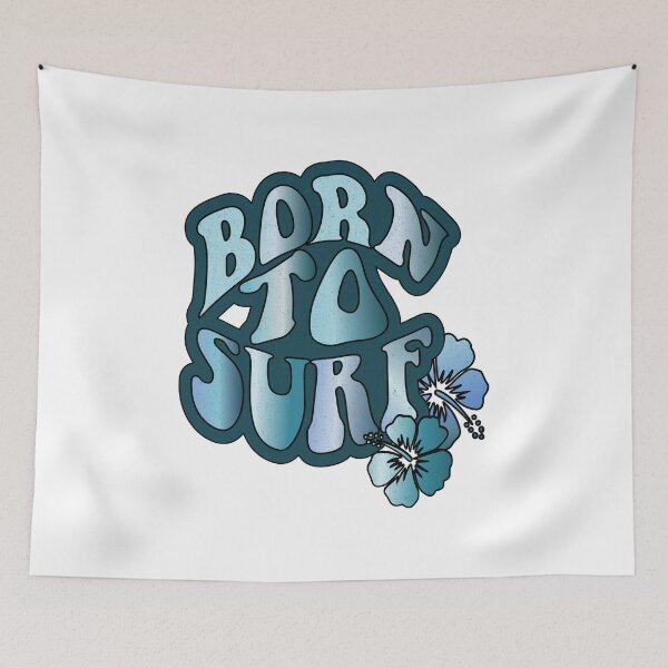 Item preview, Born to surf designed and sold by BooPooBeeDooArt.