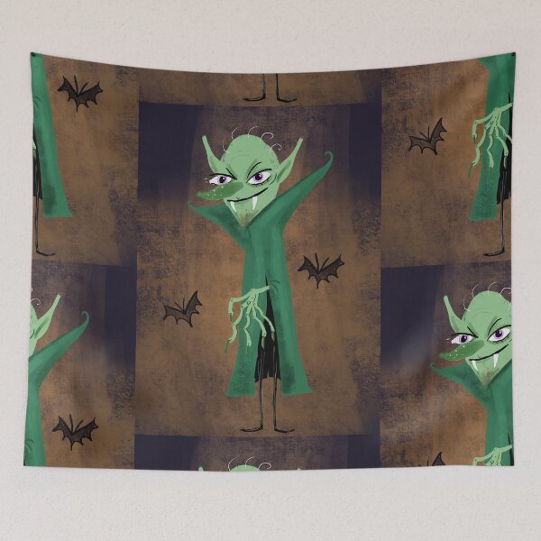 Item preview, vampire with bats designed and sold by Matt Corrigan.