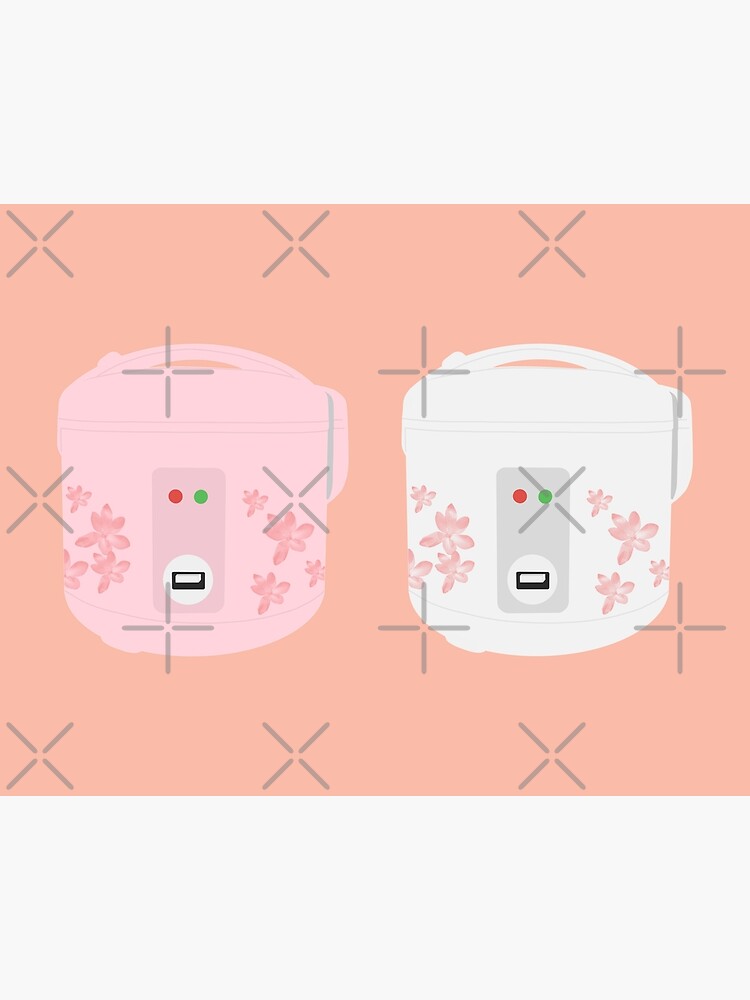 Kawaii Rice Cooker Happy Art Board Print for Sale by akofilipino