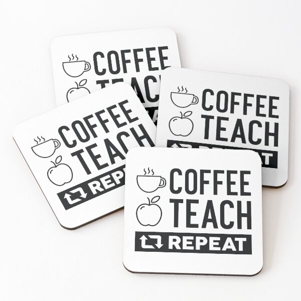 Item preview, Coffee Teach Repeat designed and sold by cherrific.