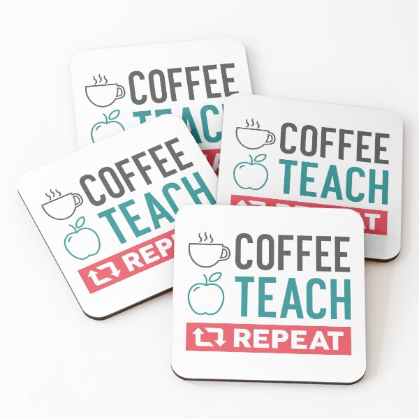 Item preview, Coffee Teach Repeat designed and sold by cherrific.