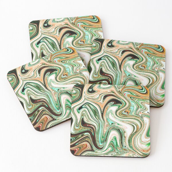 Item preview, Luxury Green Abstract Marble designed and sold by Flydea.