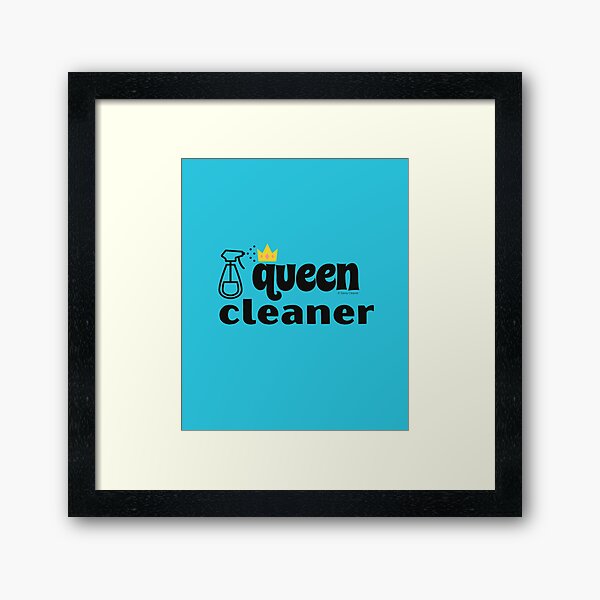 Item preview, Queen Cleaner Fun Retro Spray Bottle to Show Your Cleaning Pride designed and sold by SavvyCleaner.