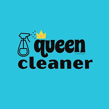 Artwork thumbnail, Queen Cleaner Fun Retro Spray Bottle to Show Your Cleaning Pride by SavvyCleaner