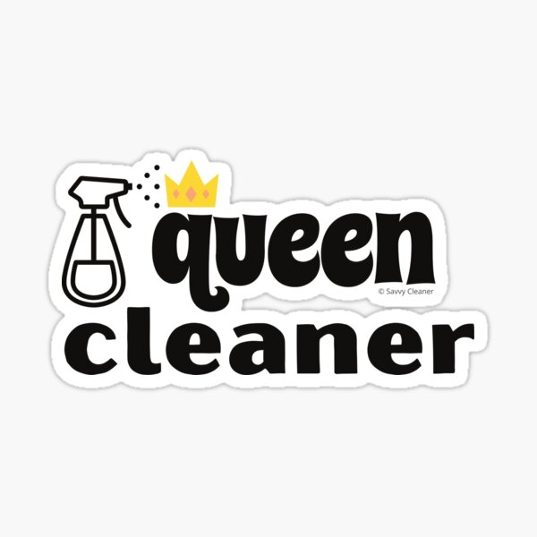Item preview, Queen Cleaner Fun Retro Spray Bottle to Show Your Cleaning Pride designed and sold by SavvyCleaner.