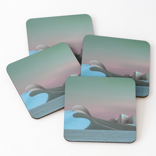 Item preview, Emerge / Blue Iceberg Desert Architectural Fantasy 2/2 designed and sold by Petra Rosa.
