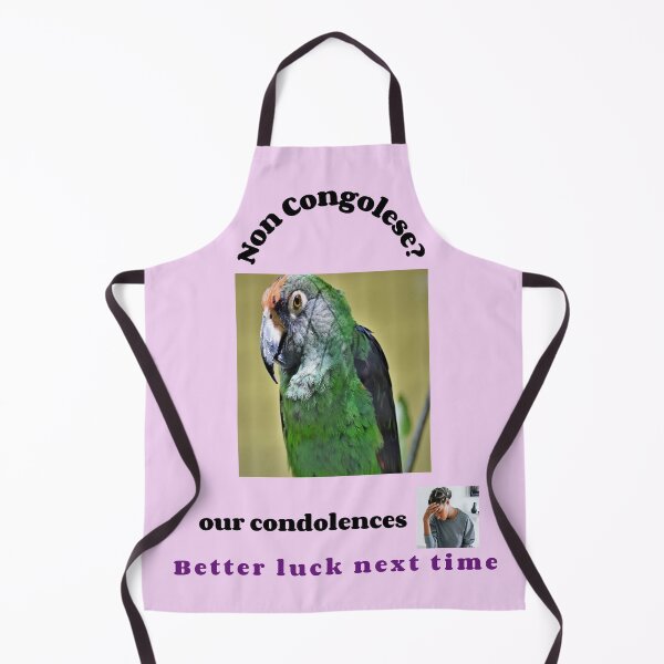 Item preview, "Condolences to non Congolese"  (black text) designed and sold by skoumpourdides.