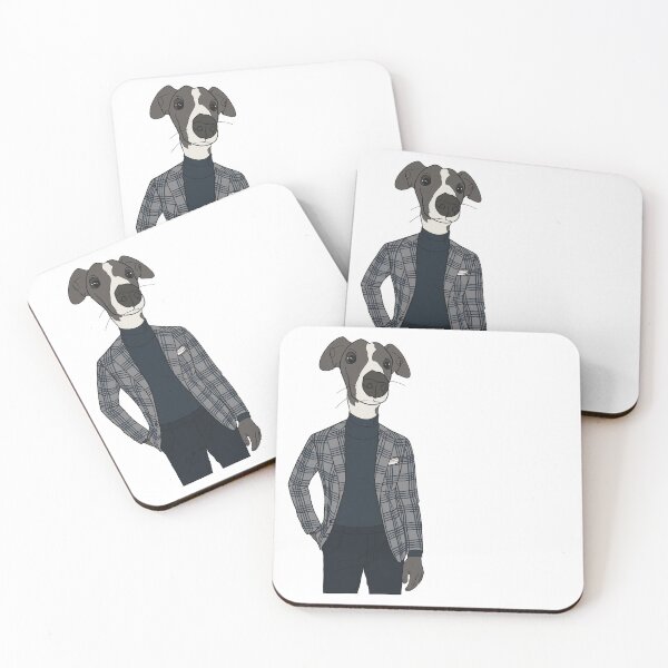 Item preview, Adorable Italian greyhound sporting a super dapper mens suit designed and sold by ThisIggyLife.