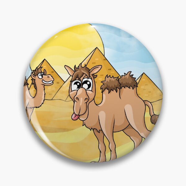 Item preview, Cute camels desert with pyramids designed and sold by ARTemyzz.