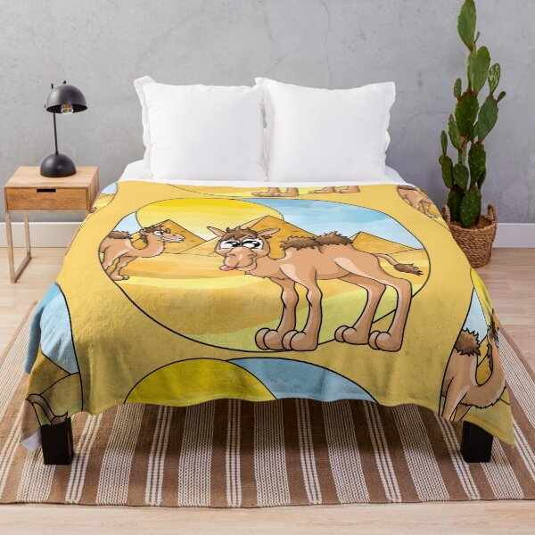 Item preview, Cute camels desert with pyramids designed and sold by ARTemyzz.