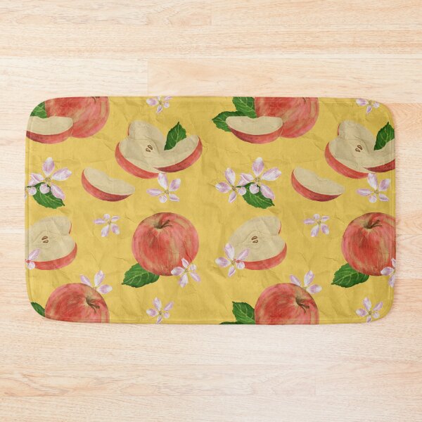 Item preview, Apple and blossom pattern designed and sold by Crafticorn.
