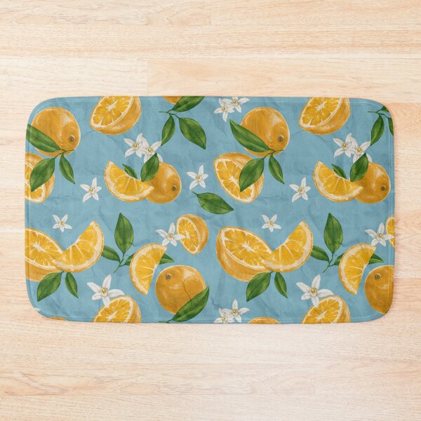 Item preview, Oranges and blossoms pattern designed and sold by Crafticorn.