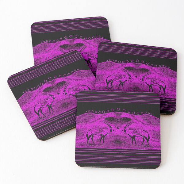 Item preview, Desert Resilience Dune Antelope Purple and Black designed and sold by SpiritGifts.