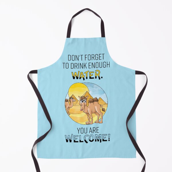 Item preview, Trink enough water quote fluffy camel designed and sold by ARTemyzz.