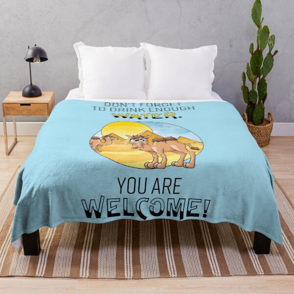 Item preview, Trink enough water quote fluffy camel designed and sold by ARTemyzz.