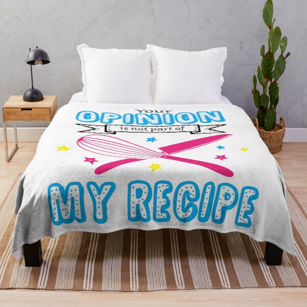 Item preview, Your opinion is not part of my recipe - funny cooking quotes designed and sold by DebbisPalette.