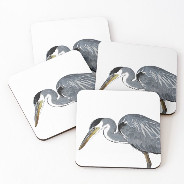 Item preview, Grey heron designed and sold by PerjamosyArt.