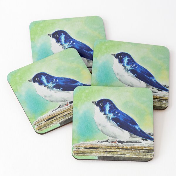 Item preview, Watercolour barn swallow designed and sold by mikemcglashon.