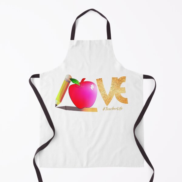Item preview, LOVE Teacher Life Apple Pencil Teacher Appreciation For Mom T-Shirt designed and sold by hanlynstyle.