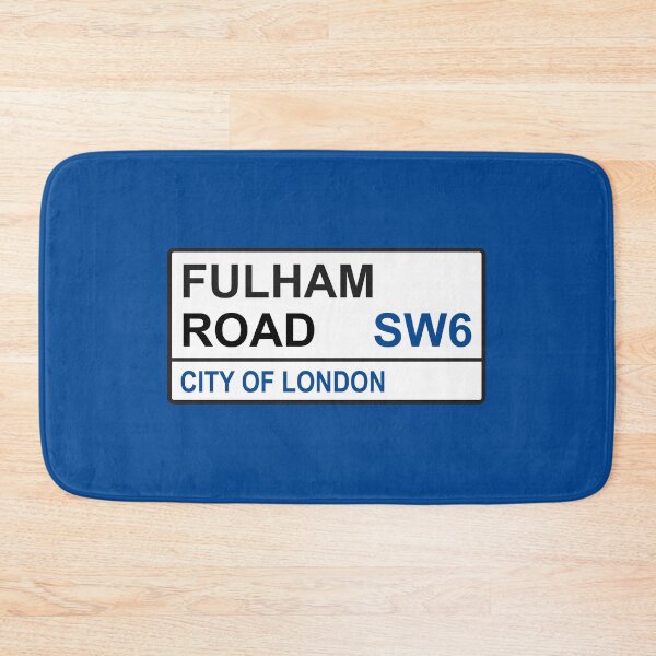Item preview, Chelsea Football Team Fulham Road Street Sign designed and sold by DelfDesign.