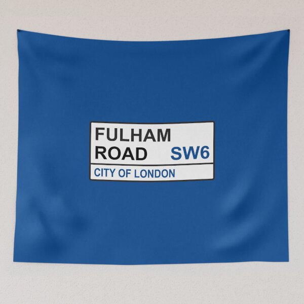 Item preview, Chelsea Football Team Fulham Road Street Sign designed and sold by DelfDesign.