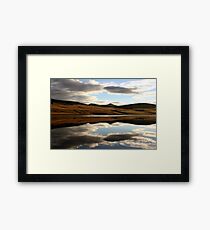 Reflection of the Pentland Hills, Scotland - Prints, Cases and More Framed Print