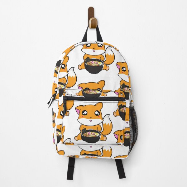 Item preview, Wholesome Fox Eating Ramen designed and sold by kindtoearth.