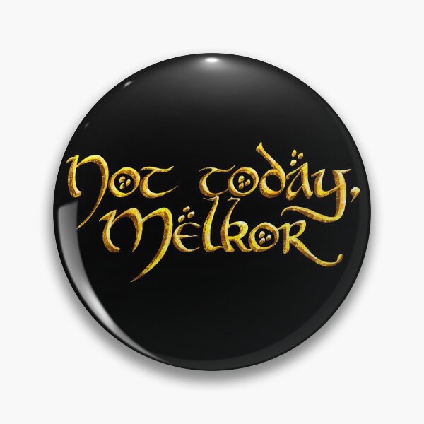 Item preview, Not Today, Melkor (gold) designed and sold by Raccoon  Trash.