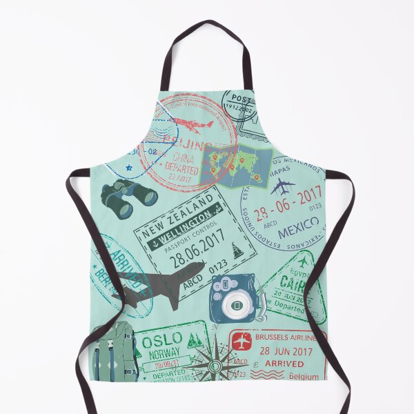 Item preview, Series Of World Travel Passport Stamps designed and sold by stylish-with-us.