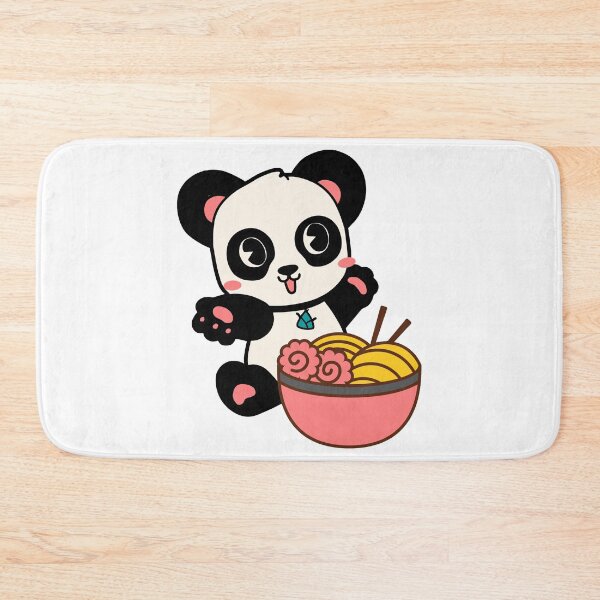 Item preview, Wholesome Panda Eating Ramen designed and sold by kindtoearth.