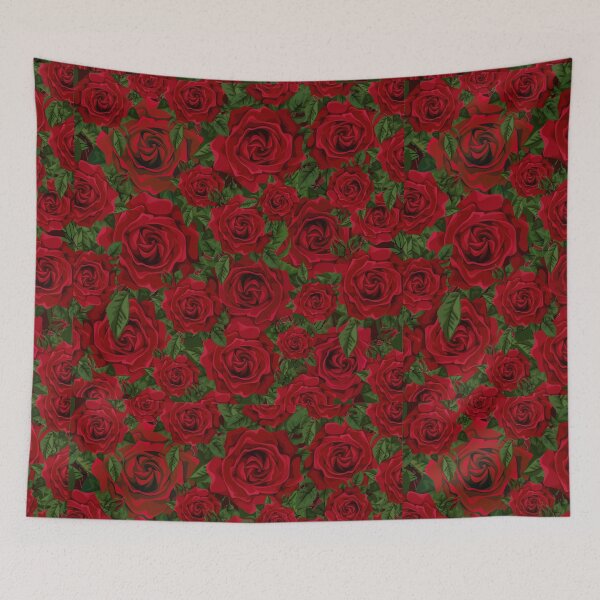 Item preview, Red Roses Pattern designed and sold by EvelinePatterns.