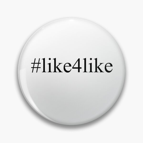 Item preview, Like4like Hashtag designed and sold by Artsy Boulevard.