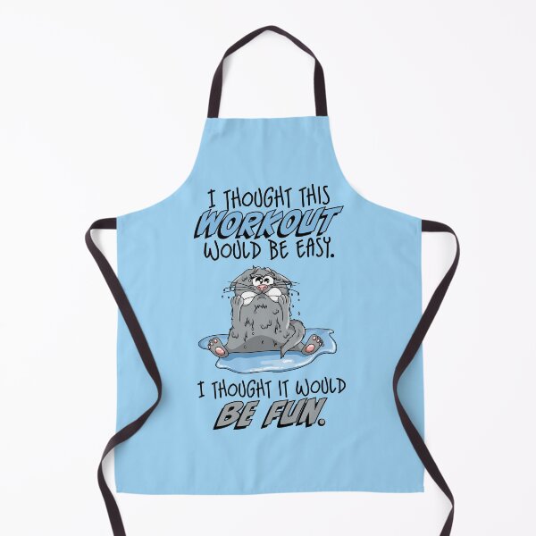 Item preview, Easy and funny workout shocked cat quote designed and sold by ARTemyzz.