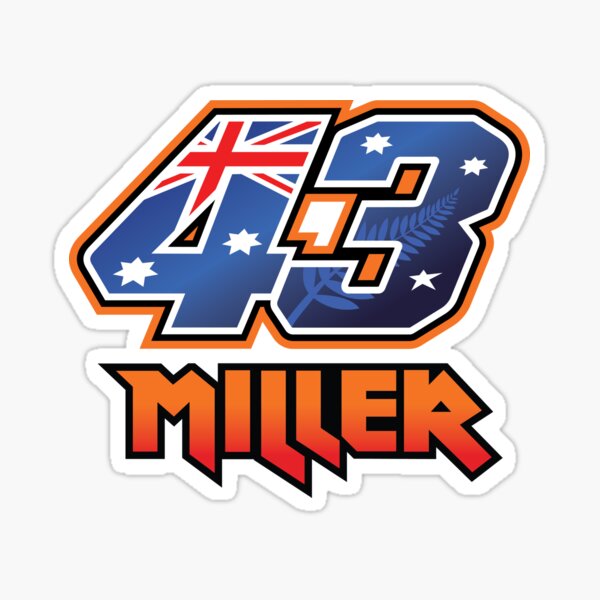 Jack Miller Nummer 43 2022 Sticker