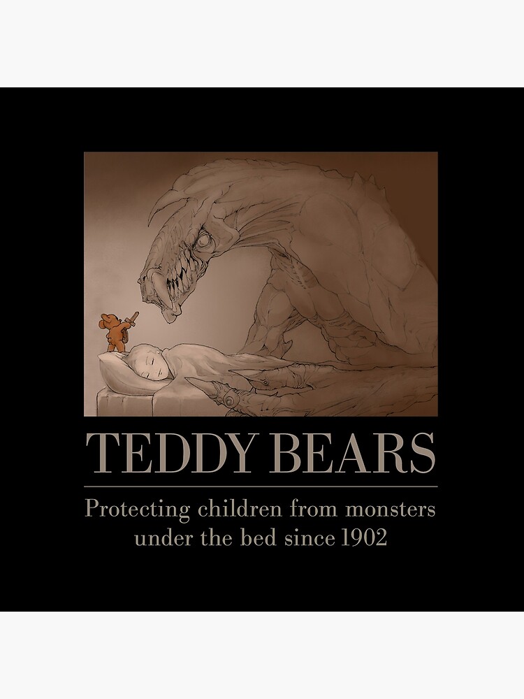 "Teddy Bears, protecting children since 1902" Art Board Print for Sale