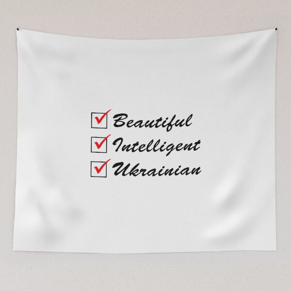 Item preview, Beautiful Intelligent Ukrainian designed and sold by jaycartoonist.
