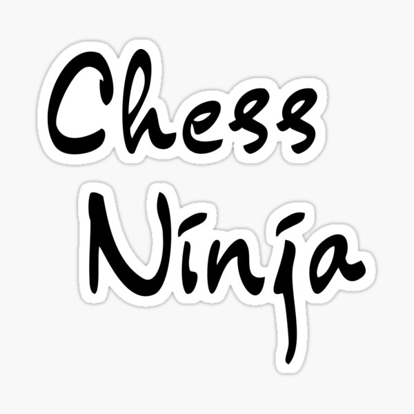 Chess Ninja Sticker