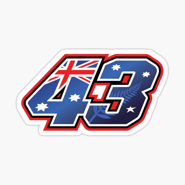 Jack Miller Nummer 43 Australien Sticker