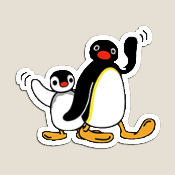 Vista previa del artículo con la obra «Pingüino enojado saludando con la mano. Linda y divertida camiseta», diseñado y vendido por Beep Peep.