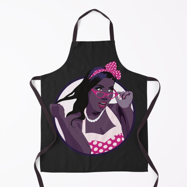 Item preview, Black Pin Up Girl | Elina - Pink & Purple (Dark Background) designed and sold by ladyfacecreates.