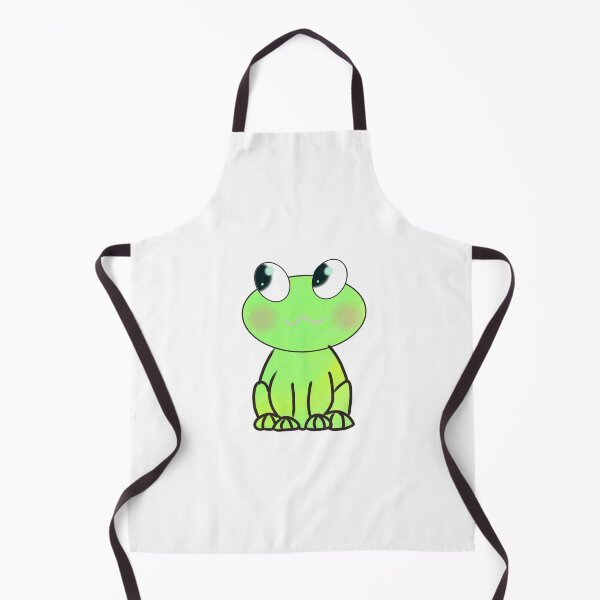 Item preview, The happy frog (single white design) designed and sold by OneDrawingGirl.