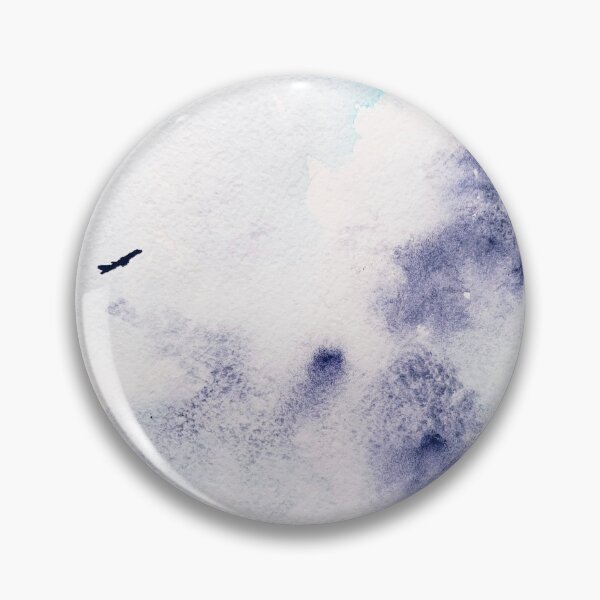 Item preview, Plane silhouette in the cloudy sky  designed and sold by DaryaGeft.