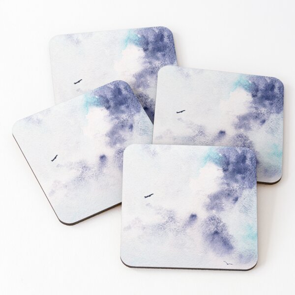 Item preview, Plane silhouette in the cloudy sky  designed and sold by DaryaGeft.